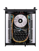 Amplificateur de puissance de classe H 2 canaux Auway AS1200 3U 1200W 4/8 Ohm Stéréo en pont Entrée de tension universelle Boîtier métallique