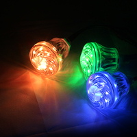 Lumières LED Pixel DMX Cabochon 60mm RGBW 18 LED DC24V Turbo LED pour Manèges d'Attraction Étanche IP67