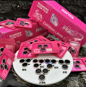 Sang Trọng 3D Kim Loại Kim Cương Máy Ảnh Ống Kính Vòng Tempered Glass Máy Ảnh Bảo Vệ Cho Iphone 17 16 15 Máy Ảnh Ống Kính Bảo Vệ Cho Isansung - Product Image 4