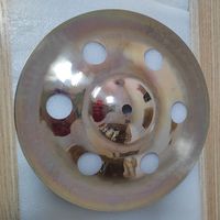 B20 Bronze Ozone Cymbal, 6-Loch-Effekt-Cymbal 8"-20" für Schlagzeug, Heller Spezialeffekt-Sound für Schlagzeuger