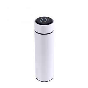 500ml Vacuum Smart Reminder Thermos Flask Led Digital Temperature Display Stainless Steel Insulated Smart Water Bottles