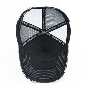 หมวกแก๊ปปักลายสัตว์คุณภาพสูง หมวกตาข่ายสไตล์ Dad Hat ลายฟาร์มสัตว์ หมวกเบสบอลแบบสแนปแบ็ค 5 แฉก หมวก Trucker - Product Image 4