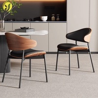 Chaise de salle à manger en métal, ensemble de salle à manger, meubles de salle à manger, chaises de salle à manger nordiques modernes pour table à manger