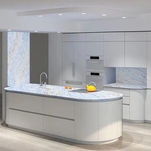 TMZ ODM/OEM Haute Qualité 6030 Grande dalle décorative en quartz, surface polie artificielle blanche, pour revêtement mural et de sol d'hôtel moderne - Product Image 6