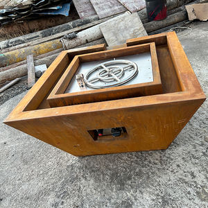 Foyers en acier Corten Foyer extérieur en métal au <span class=keywords><strong>propane</strong></span> Foyer de piscine Cascade Foyers à <span class=keywords><strong>gaz</strong></span> - Product Image 3