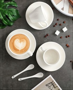High Quality New Ceramic Glaze Solid Expresso Color Coffee and <b>Tea</b> Saucer <b>Sets</b> Elegant and Durable - Product Image 2
