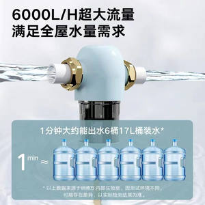 Purificateur d'eau en céramique à charbon actif à haut débit Nabowan pour toute la maison, nettoyage automatique, pré-filtre, vente en gros, eau de cuivre - Product Image 3