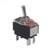 Interrupteur à levier de verrouillage industriel 15A 250V SPST ON-OFF 2 broches en métal, indice de protection IP53, durée de vie de 500 000 cycles