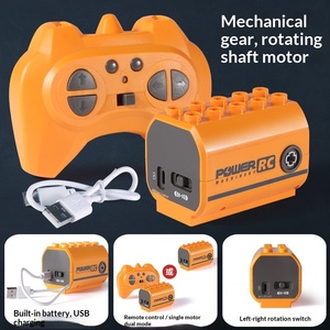 Compatible con la Educación Científica, Bloques de Construcción Mecánicos de Programación de Partículas Grandes, Accesorios de Motor USB Recargable - Product Image 2