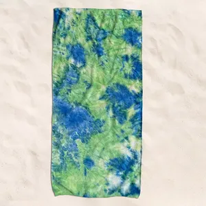 Custom YMT Tie Dyed Non Slip <b>Microfiber</b> Sports Print Quick-Dry Yoga Mat <b>Towel</b> - Product Image 3