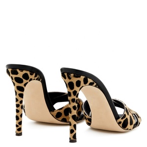 2025 <span class=keywords><strong>Mules</strong></span> à talons hauts pour <span class=keywords><strong>femme</strong></span>, grande taille, imprimé léopard sexy, à bout ouvert, à enfiler, pour l'été, les soirées et les clubs, rehaussantes - Product Image 4