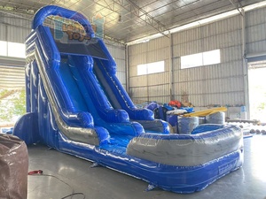 Château gonflable aquatique commercial Le Teng LT-62 de 16 pieds pour enfants et adultes, <span class=keywords><strong>toboggan</strong></span> gonflable pour fêtes en plein air, certifié CE - Product Image 4