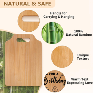 Planche à découper en bambou avec inscription gravée « Recette pour une sœur spéciale » – Cadeau d'anniversaire et d'amitié pour sœur, femme - Product Image 4