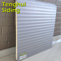 Revêtement mural Tenghui de haute qualité, série Great Wall, épaisseur 16 mm, certifié CE, panneau de revêtement mural métallique moderne résistant au feu et à l'eau pour l'extérieur