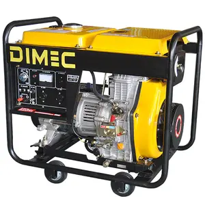 PME7500CLE AC single phase Open Type Air-cooled small diesel Generator for sale