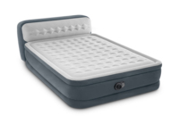 INTEX 64448 Ultra Plush Moderne Leichtgewichtige Konvertierbare Luftmatratze mit Integrierter Pumpe Aufblasbare Camping-/Heim-Luftbettmatratze