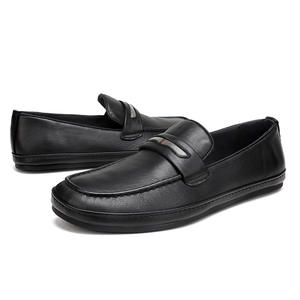 Zapatos Oxford de Cuero Vacuno Duradero con Tacón Reforzado, Suela de Goma Antideslizante, Impermeables, con Punta en Pico, Zapatos de Negocios para Hombre - Product Image 3