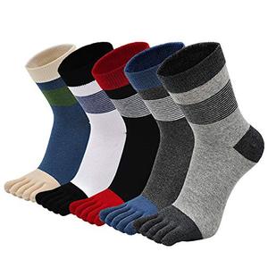 Personnalisé Hommes Coton Chaussettes Cinq Doigts Chaussettes Antidérapant De Mode <span class=keywords><strong>Mini</strong></span> Équipage Sport Cheville Chaussettes - Product Image 1
