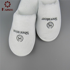 Pantofole usa e getta <span class=keywords><strong>in</strong></span> cotone di lino per Hotel di lusso disegni di moda di alta qualità Logo personalizzato <span class=keywords><strong>vendita</strong></span> all'ingrosso - Product Image 1