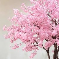 Arbre de cerisier artificiel rose personnalisé, grand, en soie, écologique, durable, pour mariage, remise de diplôme, Noël, Nouvel An, Saint-Valentin