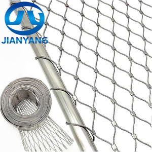 Transparansi tinggi jala tali kawat baja tahan karat dibuat sesuai pesanan untuk perlindungan keselamatan - Product Image 6