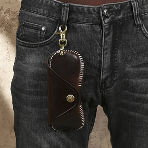 Ando Bag - Estuche para gafas de sol de piel de vaca auténtica, estilo vintage, portátil, bolsa de almacenamiento para gafas de sol - Product Image 2