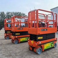 Plateforme élévatrice mobile électrique pour extérieur 4M 6M 8M CE 380V, nacelle élévatrice hydraulique compacte autopropulsée à ciseaux