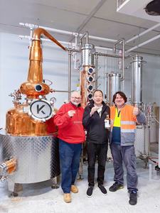 ZJ 100L 200L nouveau pot encore whisky distillation machine <span class=keywords><strong>prix</strong></span> bulle plaque encore cuivre alcool distillateur à vendre - Product Image 6