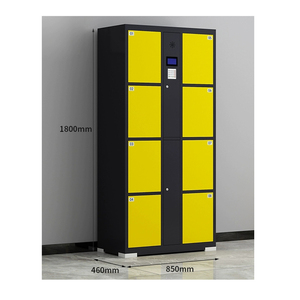 Casier à bagages électronique intelligent Casier intelligent en acier moderne Logiciel géré à distance Armoire de rangement moderne en métal à louer - Product Image 4