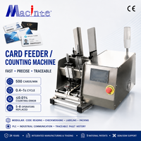 Máquina Alimentadora Automática de Tarjetas de Alta Velocidad, Control Servo PLC, 500 Piezas/min, Tamaño Personalizable