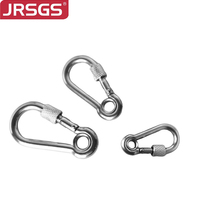 Rich JRSGS — crochet à pression en acier inoxydable, 304/316mm, avec œillet et serrure à vis, vente en gros