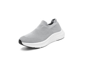 뜨거운 판매 남성 캐주얼 스포티 운동화 통기성 편안한 부드러운 미끄럼 방지 밑창 신선한 다크 블루 레이스 업 폐쇄 메쉬 - Product Image 5