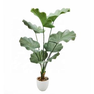 ポット付き80cmの高い人工的な丸いヤシの木 - Product Image 3