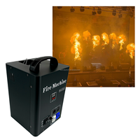 Getyourreal ED-EFC182 DJ Party Event Show Concert DMX 512 2 CH 110/220V 50/60Hz 150W Source d'alimentation électrique en aluminium Effet Flamme