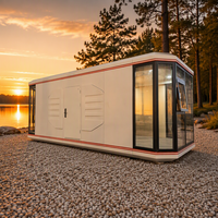 Maison Modulaire Préfabriquée Écologique, Hôtel de Camping, Capsule Spatiale, Petite Maison sur Roues à Vendre, Y Compris la Maison