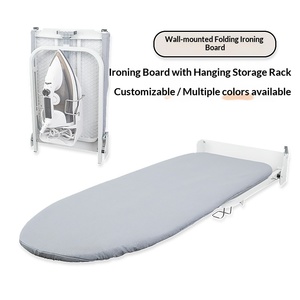 Planche <span class=keywords><strong>à</strong></span> <span class=keywords><strong>repasser</strong></span> murale en acier au carbone, stable et <span class=keywords><strong>facile</strong></span> <span class=keywords><strong>à</strong></span> <span class=keywords><strong>ranger</strong></span>, adaptée <span class=keywords><strong>à</strong></span> un usage domestique, portable et pliable - Product Image 4