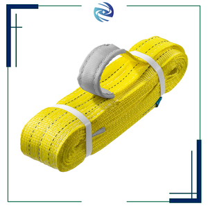 安価なスリング安全率4:1、1～10mポリエステル製リフティングベルト、3トンウェビングスリング、長さカスタマイズ可能 - Product Image 5