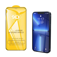 Verre trempé pour téléphone portable, écran protecteur en verre 9D pour iPhone