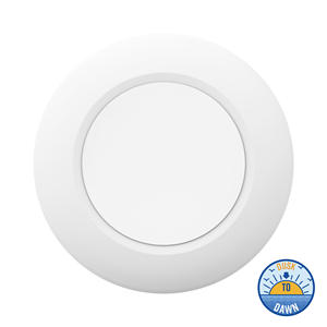 Plafonnier LED à détecteur de mouvement 6 pouces, capteur crépusculaire, pour escalier, porche, placard - Product Image 1