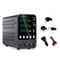 Alimentation réglable 30V 10A DC 60V 5A interrupteur stabilisé LED Source d'alimentation de banc de laboratoire pour bricolage réparation équipement industriel