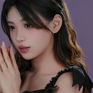 <span class=keywords><strong>Orecchini</strong></span> a Forma di Gatto in <span class=keywords><strong>Argento</strong></span> Puro S925 JOYE, per Donne, Matrimoni e Feste, con Chiusura a Vite - Product Image 4