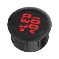 Voltmètre numérique LED rond DC 5-100V 100A 50A 10A, ampèremètre, détecteur de tension et de courant pour voiture, testeur, nouveau