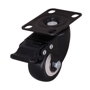 <span class=keywords><strong>Chaise</strong></span> <span class=keywords><strong>de</strong></span> <span class=keywords><strong>bureau</strong></span> pivotante en PVC orange et noir avec <span class=keywords><strong>roulettes</strong></span> pivotantes <span class=keywords><strong>de</strong></span> 2 pouces, <span class=keywords><strong>roulettes</strong></span> robustes avec frein <span class=keywords><strong>pour</strong></span> machine à laver - Product Image 4