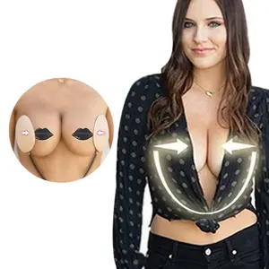 New Sports Frontless Bra Body shaping bras aid Invisible strapless anti-extension bra stickers