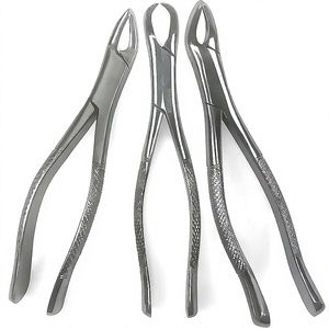 Juego de 3 Pinzas de Extracción Dental de Acero Inoxidable de Alta Resistencia # 150 # 151 # Instrumentos Quirúrgicos para Molares Inferiores con Punta de Cuerno de Vaca MOL - Product Image 1