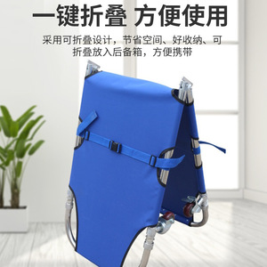 Soft Stretcher Aluminium Alloy Blue Portable Foldable Nursing Home <b>Transport</b> Stretcher - Product Image 2