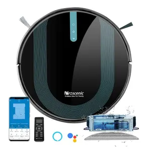 Procentionarn 850T机器人真空吸尘器2.4G/5G wi-fi连接3000pa吸力自充电与Alexa & Google Home