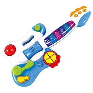 CPC Baby Instruments Toys Instrumento Musical De Juguete Rockin' Light Up Toddler Guitar