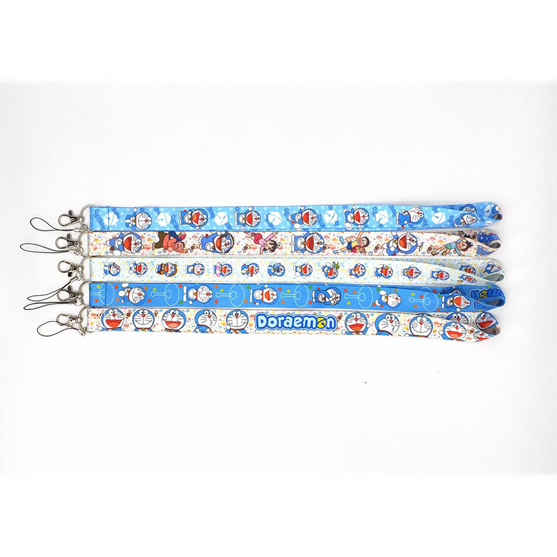 Promotional Gift Cartoon Dora Polyester Satin Lanyards Mobile Phone Case Neck Strap Anti-Lost Accessories Lanyard Custom Image 2