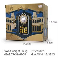 Fournitures de Ramadan en gros, lumières LED portables à commande tactile, haut-parleur de Coran éducatif en plastique pour enfants musulmans, lecteur Coranique, Royaume-Uni, UE